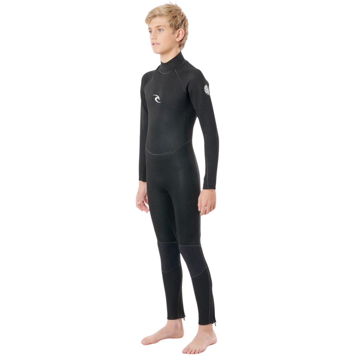 Rip Curl Junior Freelite 3/2mm Back Zip Wetsuit WF203J - Black